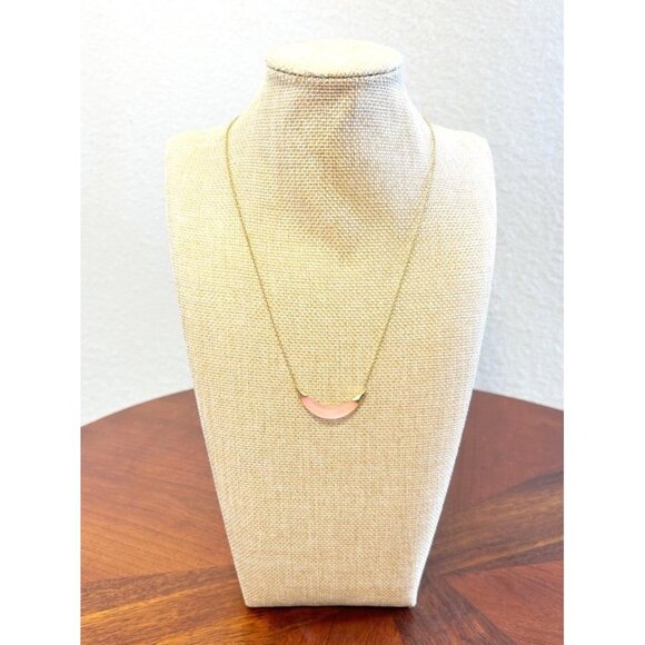 Alexis Bittar Lucite® Crescent Pendant Necklace / Earring Set in Candy Pink - Picture 3 of 10